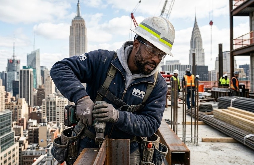 Construction worker shown at risk for tetanus due to work conditions